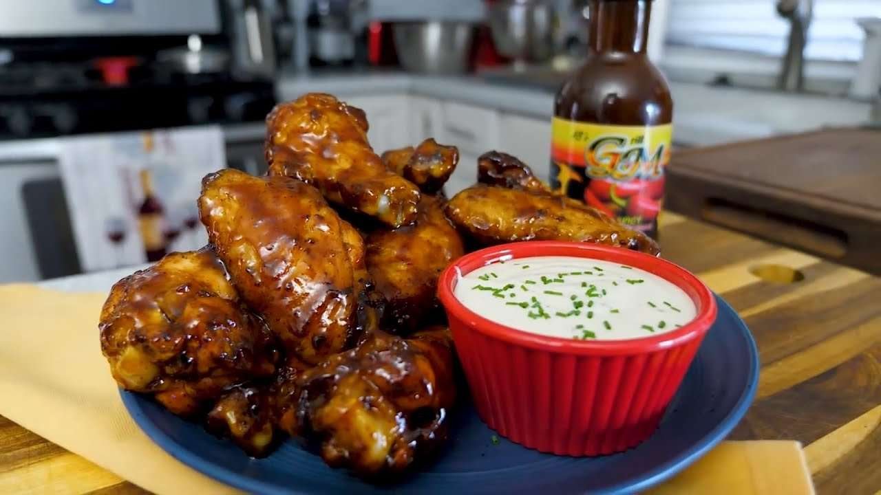 Easy Honey BBQ Wings Recipe   Appetizers with Davis HD