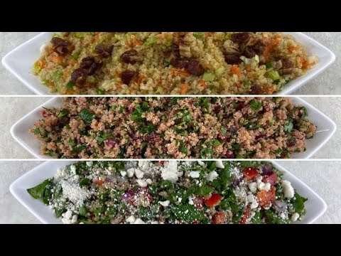 3 Easy and Quick Quinoa Salads