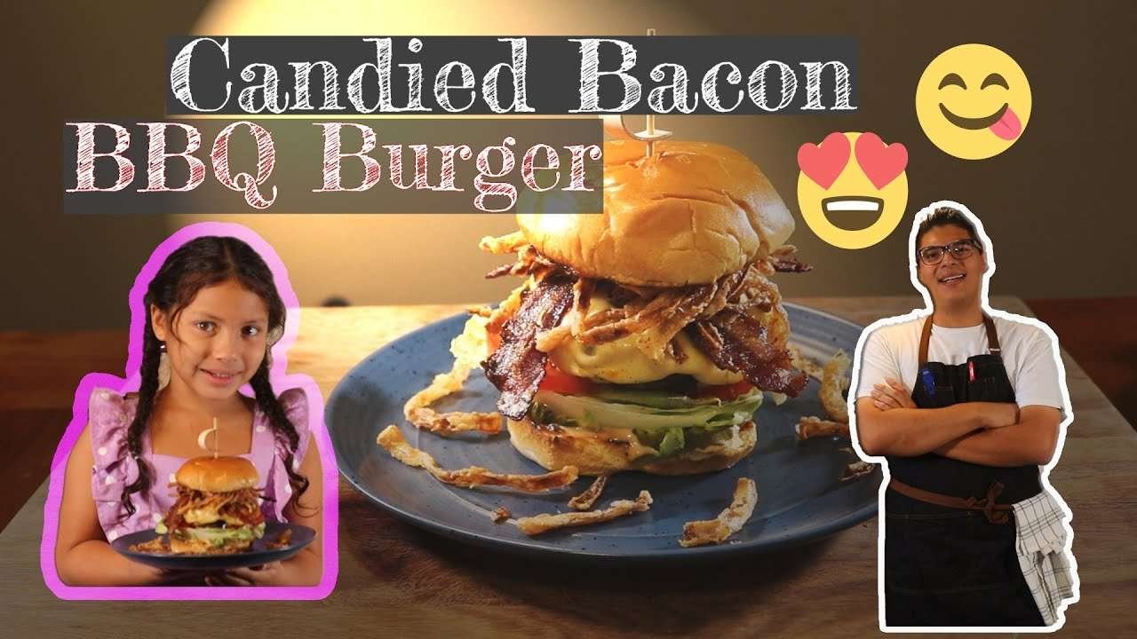 ( Delicious ) Homemade BBQ Cheeseburger ft. Candy Bacon | Homemade Menu Edition #howto #Homemademenu