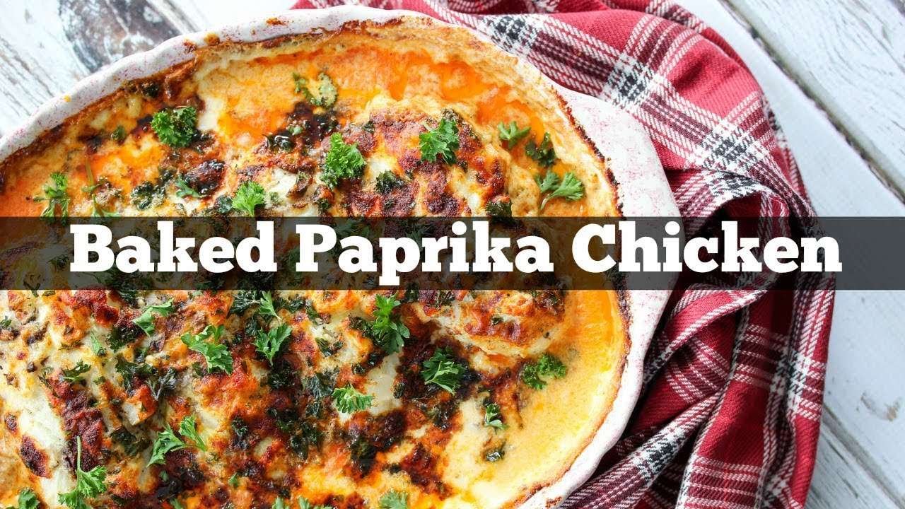 Baked Paprika Chicken