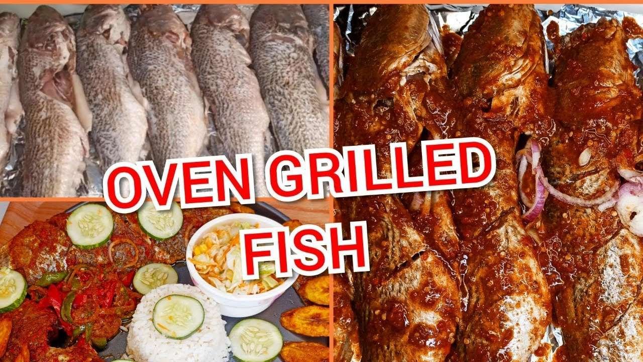 Croaker Fish Recipe.How to make Tasty grilled fish.Roasted fish. Barbecue fish.Oven Grilled Fish.