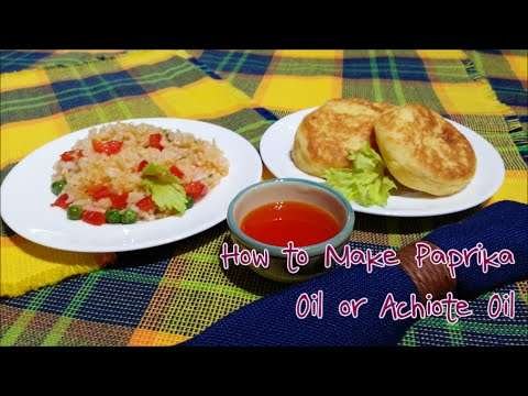 How To Make Paprika Oil (How to Make Achiote Oil)