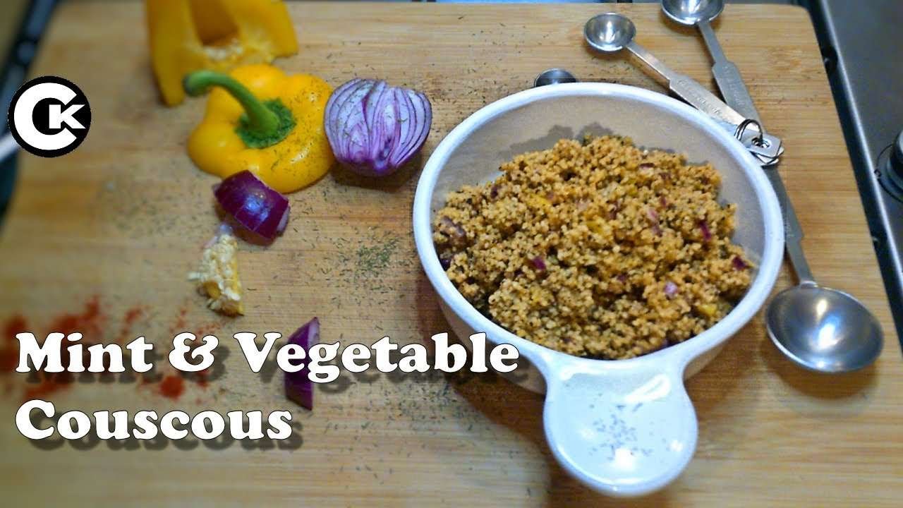 Mint and Vegetable Couscous | Vegan & Vegetarian