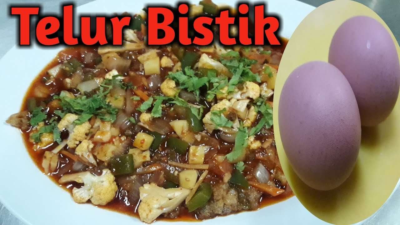 Cara Membuat Telur Bistik – Resepi Telur Bistik Mudah Dan Simple