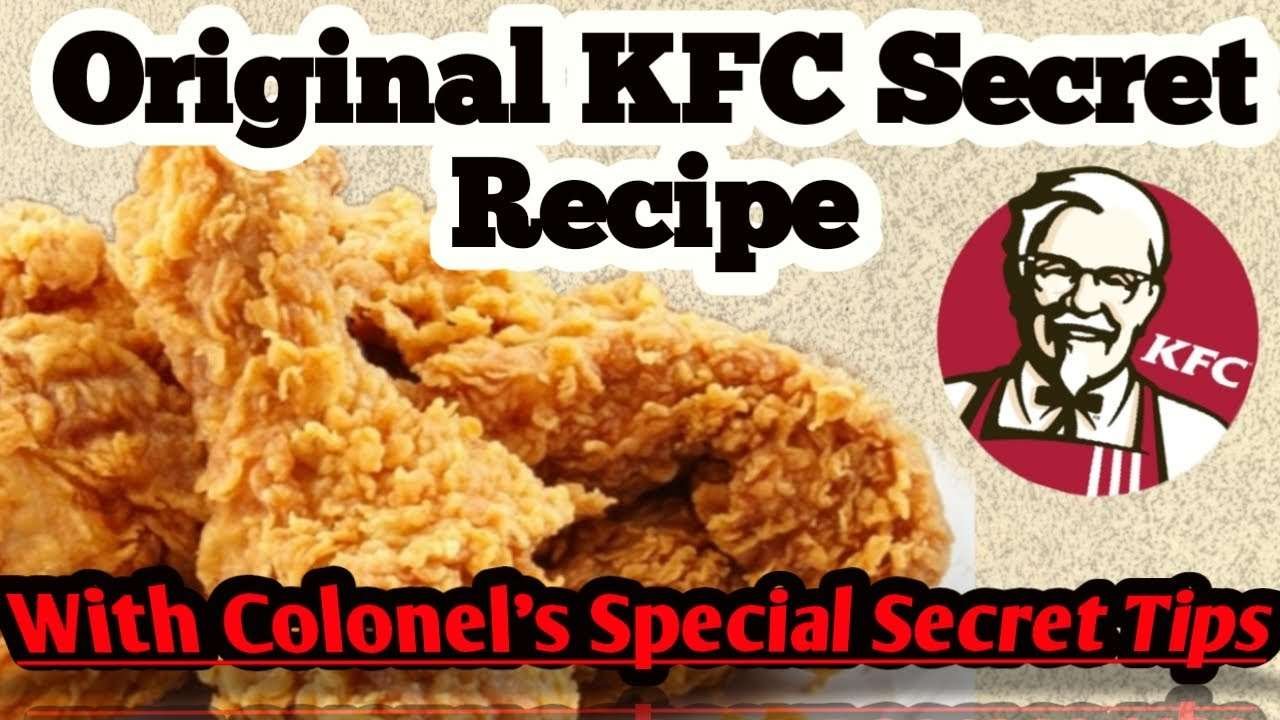 Secret Recipe of KFC Crispy Fried Chicken – Chef Thadi's Cuisine