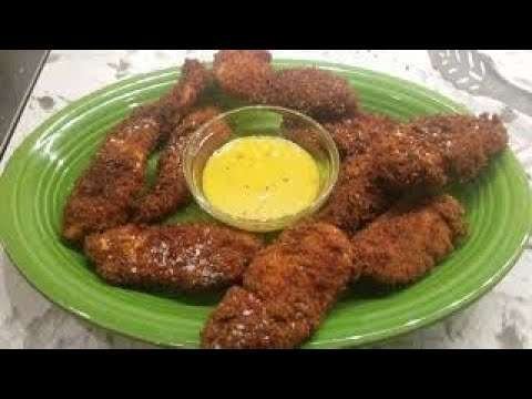 Chicken fingers with paprika.  Easy chicken tenders.