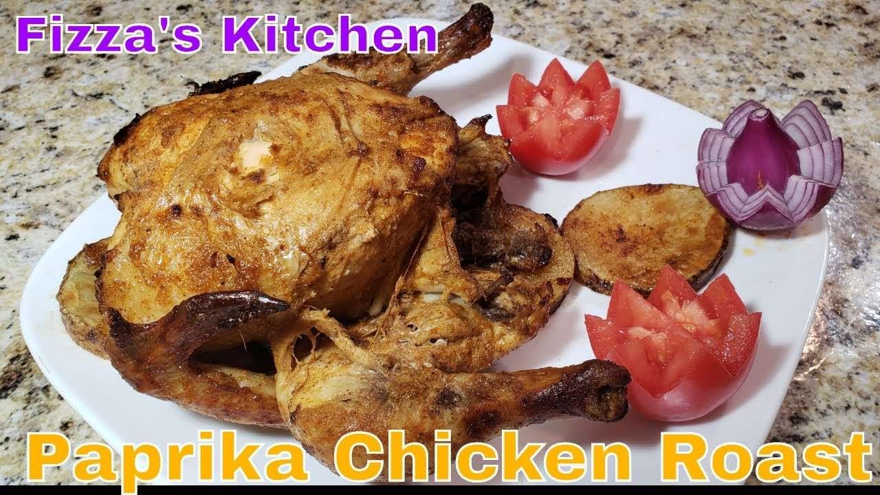 Paprika Chicken Roast Recipe | Oven Roasted
