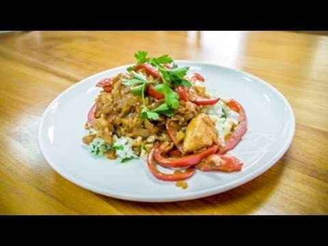 Paprika Chicken with Cauliflower Rice