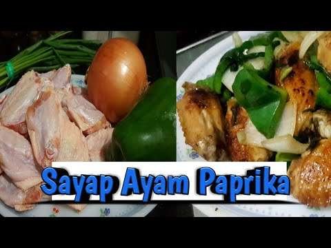 #ChickenWing#paprika#easy#howtocook Cara masak sayap ayam paprika