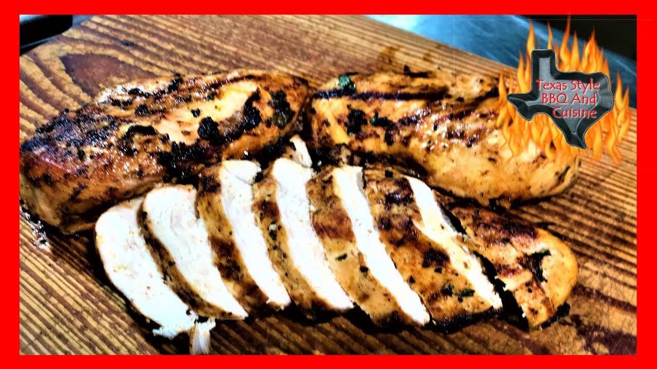 Grilled Chicken Breast With On Lion Gas Grills | Chicken Marinade Recipe