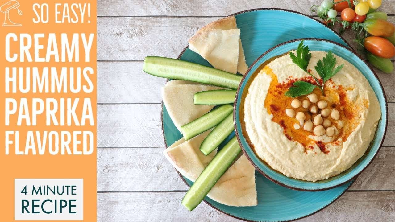 How to Make Creamy Hummus Paprika flavored | ہمس ڈپ | Kashmiri Style | Urdu/Hindi | Ammi Ka Menu