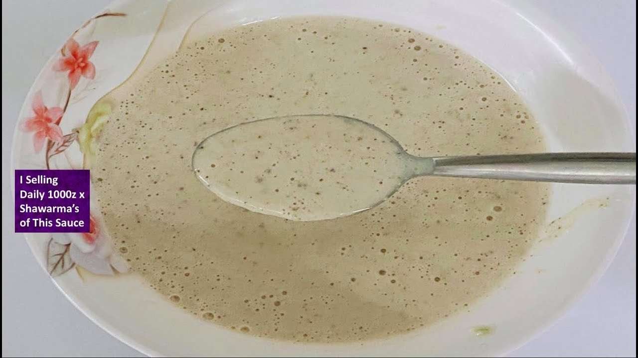 Commercial Spicy Shawarma Sauce Recipe !! Best for shawarma business
