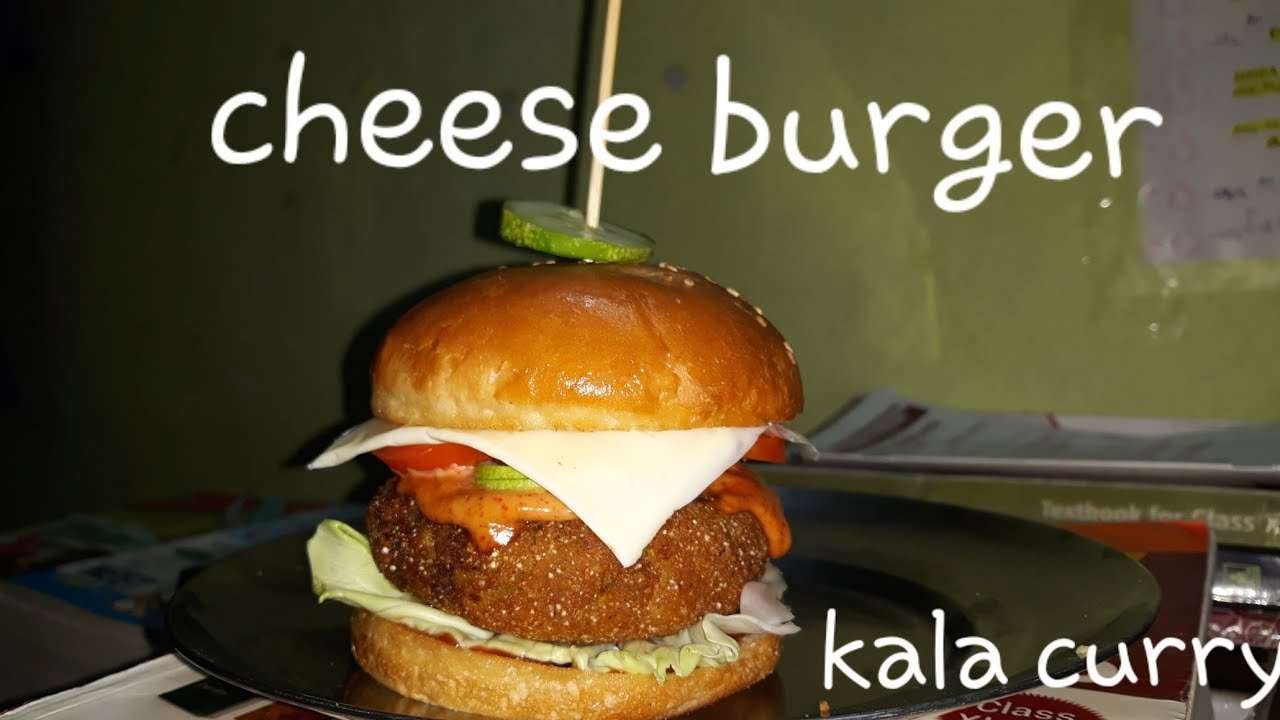 veg Cheeseburger by kalacurry|no maida|chatpati recipe|spicy burger| paprika substitutes|By Shailee