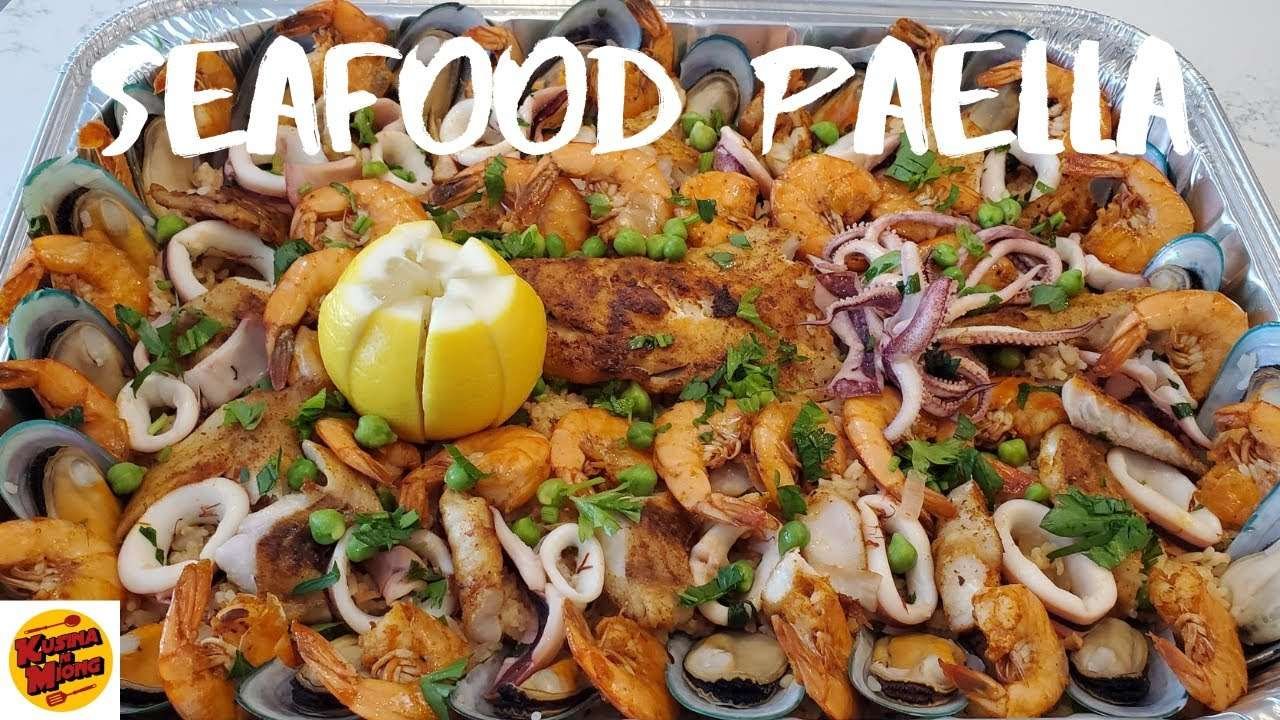 How to cook SEAFOOD PAELLA