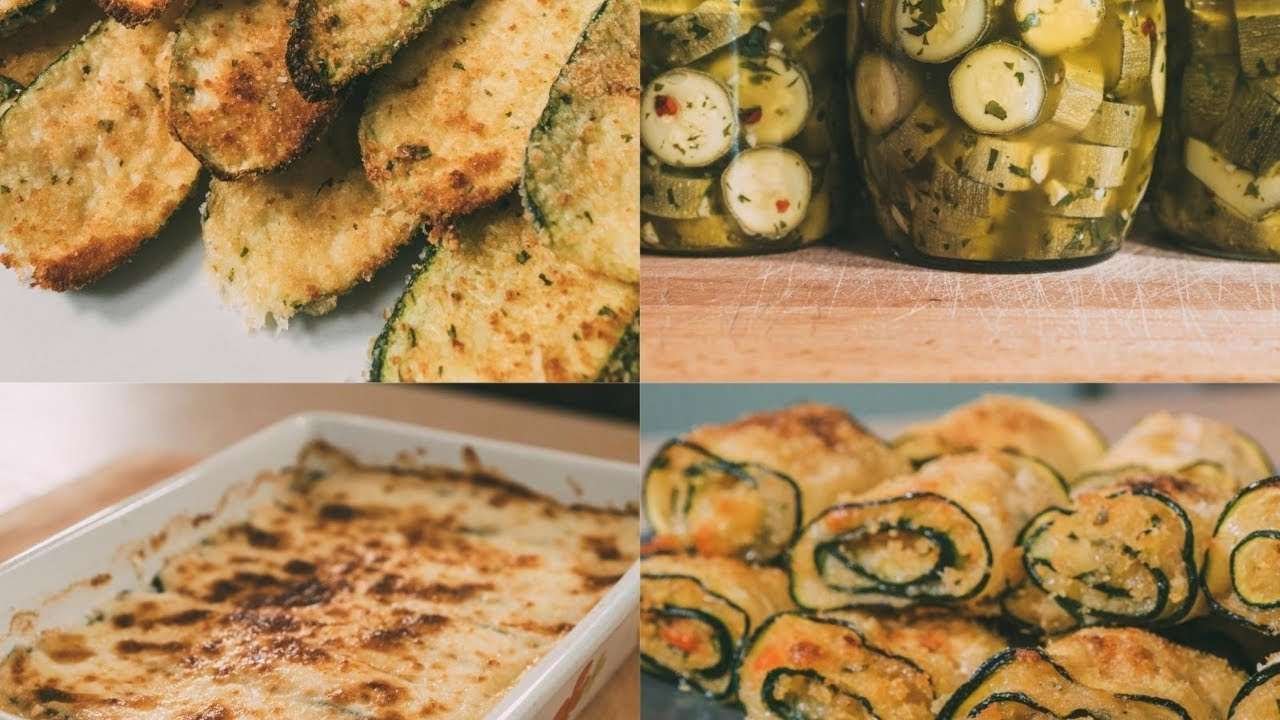 TOP 10 ricette con zucchine – Tutti adoreranno le zucchine -Le ricette più gustose per pranzo o cena