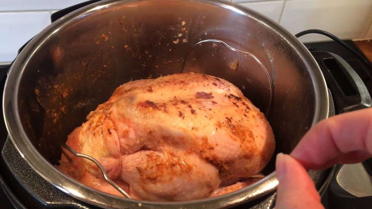 Instant Pot whole roasted chicken pressure cooker recipe