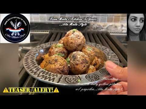 ⚠️Teaser Alert!⚠️Roasted Paprika Potatoes…Ala Mala Style!