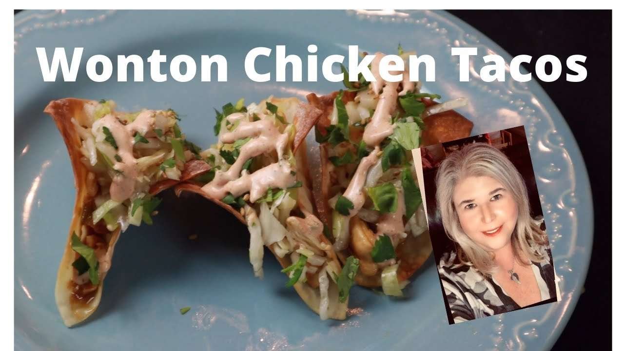 Wonton Chicken Tacos