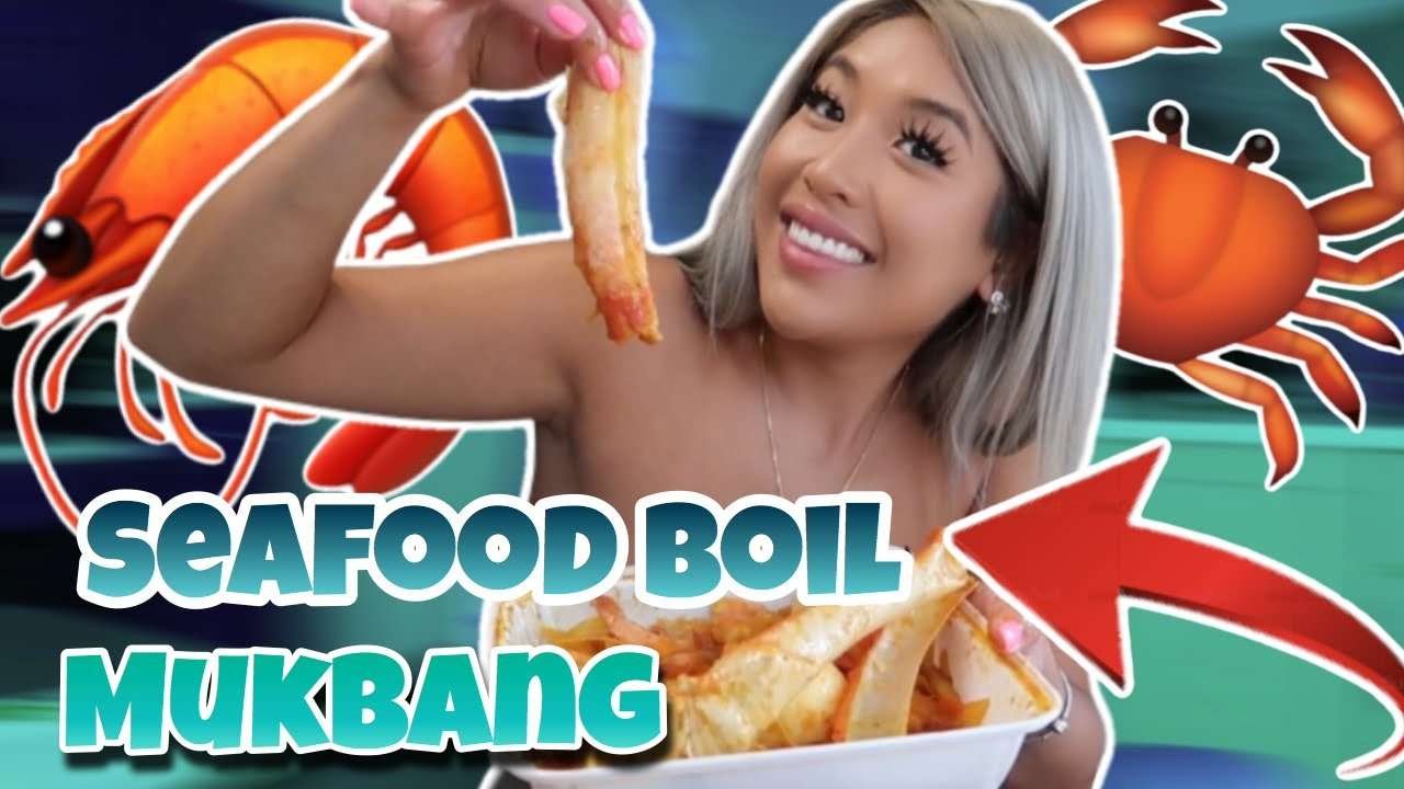 SEAFOOD BOIL MUKBANG + Cook With Me // Easy Recipe | SAVVYSOPHIEE