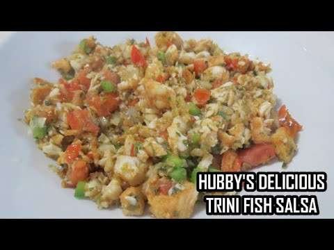 Hubby's Fish Salsa Dish | Great Snack Idea | Cooking with The Hubby | KosM In The Kitchen | Trinidad