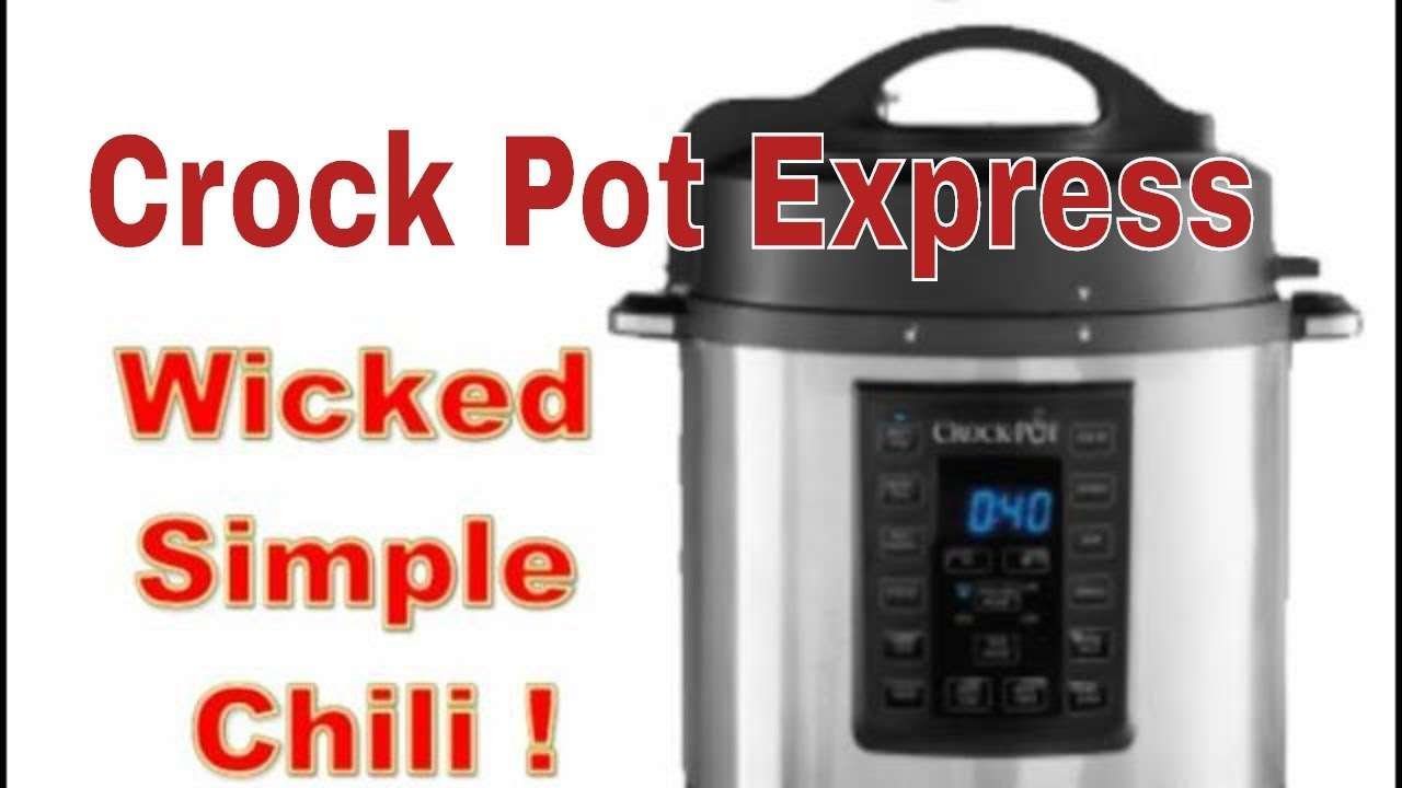 Crock Pot Express Wicked Simple Chili Recipe