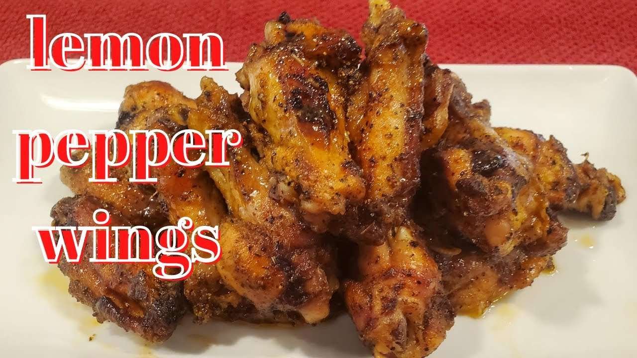 lemon pepper wings, easy and quick peppery , lemony. mouth watering wings.
