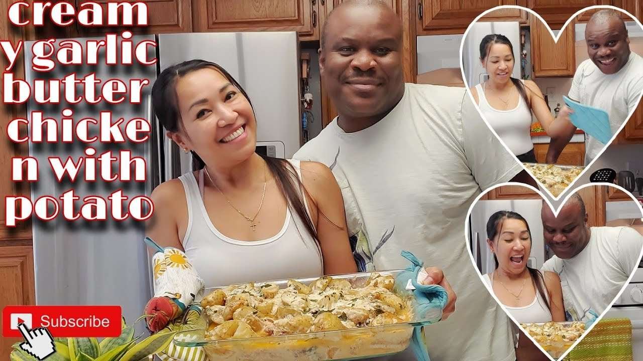 #14 Vlog Creamy garlic butter with potato