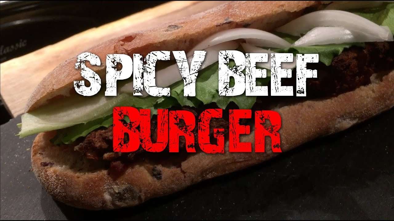 Homemade 30 Second Beef Burger With Paprika And Cloves – 100 Day Ironman