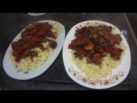 slimming world beef goulash with tagliatelle