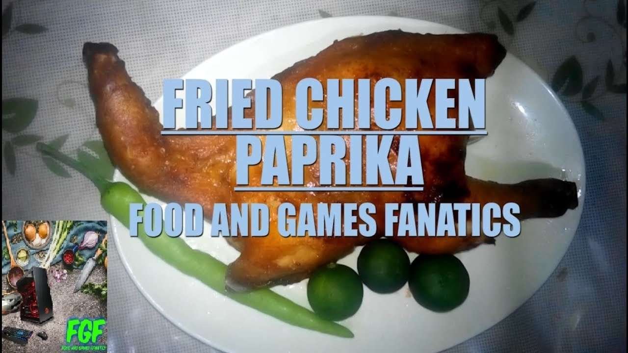 Fried Chicken Paprika