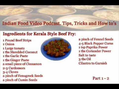 Indian Food,Cookery Video. Kerala Beef Recipes. South Indian Food