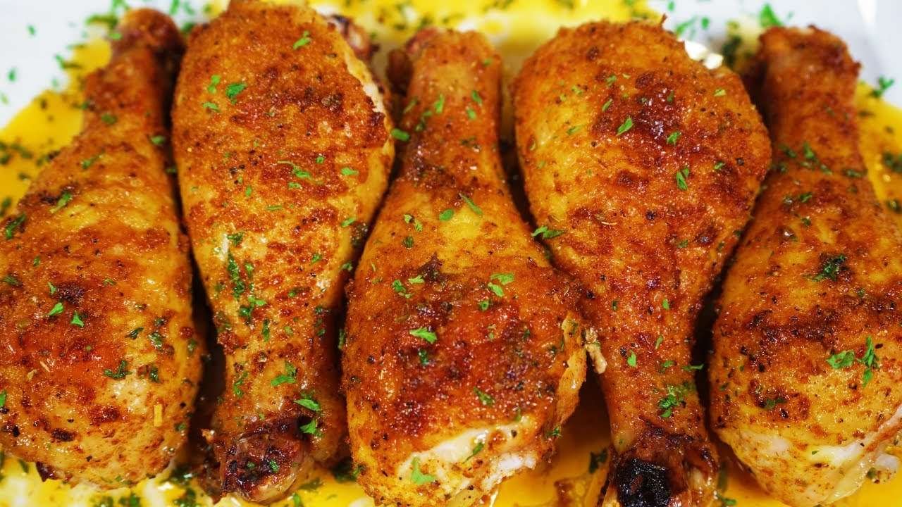 The BEST Baked Chicken Drumsticks | Easy Baked Chicken Recipe