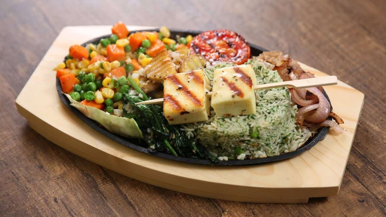 Paneer Shaslik Sizzler | Best Sizzler Recipe | The Bombay Chef – Varun Inamdar