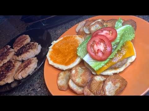 Buffalo Ranch Burger & Homemade Potato Chips