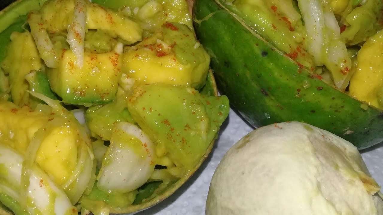 Avocado Choka / Zabooka Choka #taste_of_trini