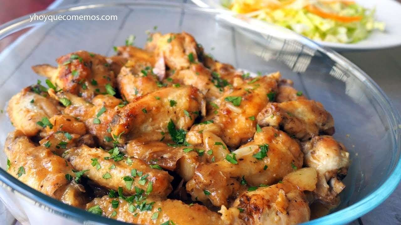 ALITAS DE POLLO AL AJILLO