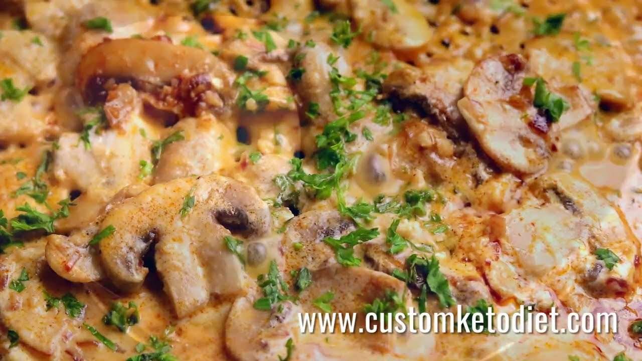 Custom Keto Diet Recipes – Mushroom Stroganoff