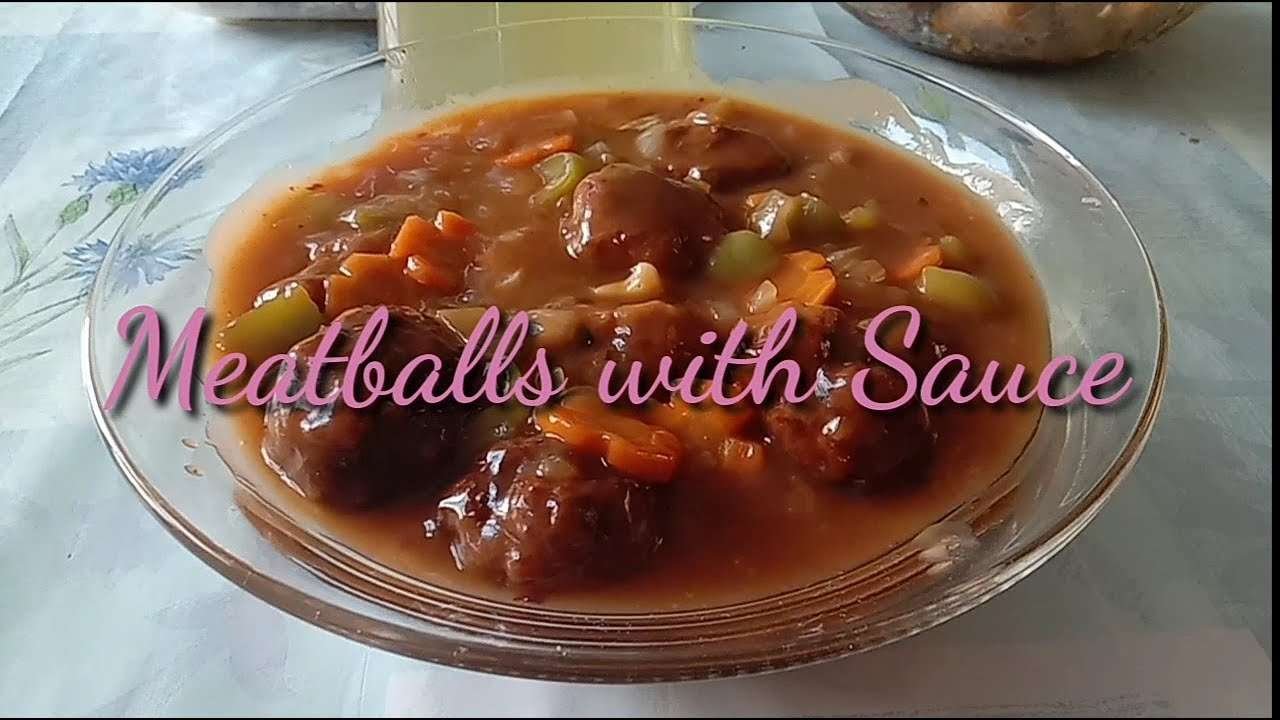 Meatballs with Sauce/ Easy to cook