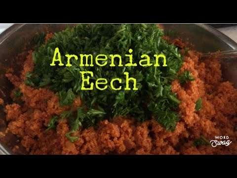 ASMR- 🇦🇲Armenian Eech -aka-Armenian Tabouli🌱Vegan Cooking
