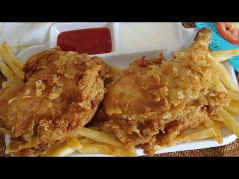 crispy crunchy fried chiken recipe/ ||how to make fried chicken at home