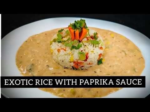 EXOTIC RICE WITH PAPRIKA SAUCE
