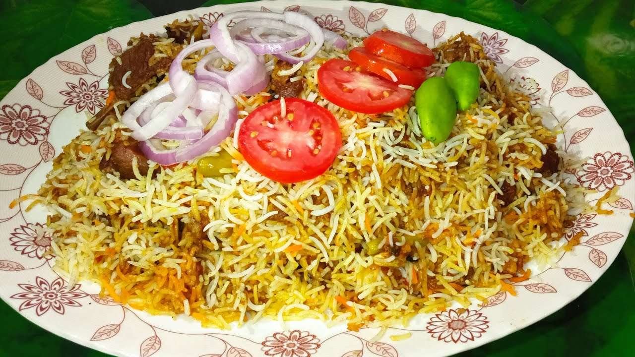 Mutton biryani by af kitchen and tips.[fast and easy recipe] home made biryani.