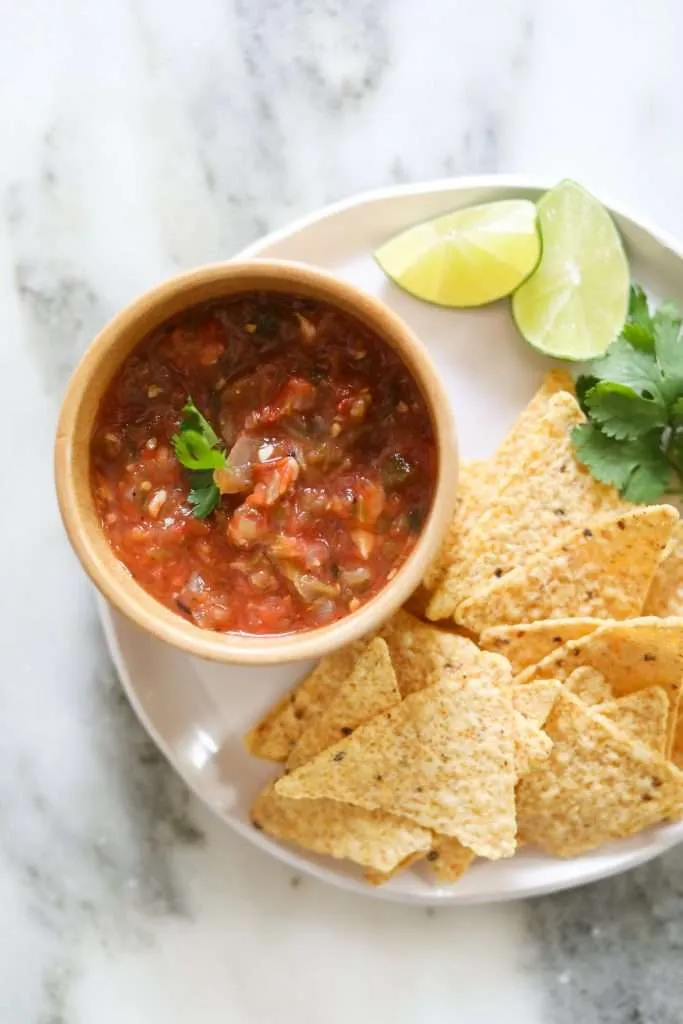 Homemade Garden Roasted Salsa | Nutrition Stripped