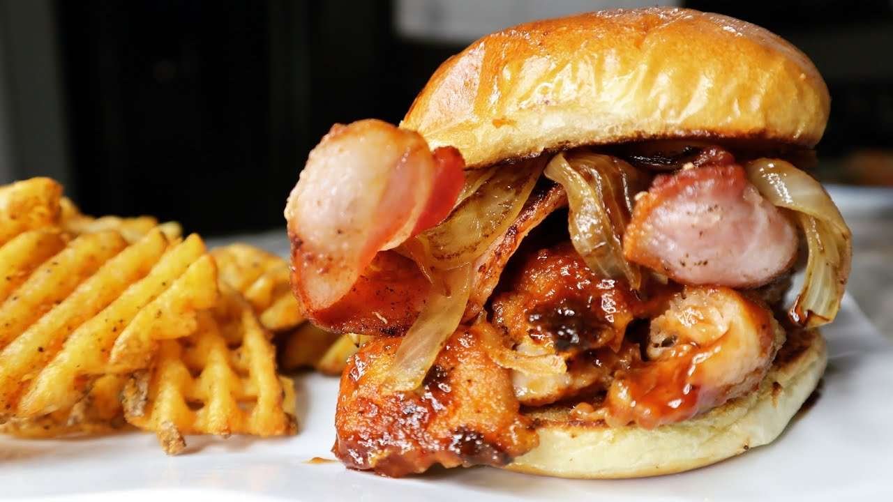 ULTIMATE BBQ RIB SANDWICH | 10x BETTER THAN MCRIB #babybackribs #mcrib #recipe