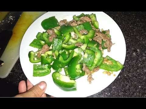 How to Fry Paprika with Beef, Khmer Food Cooking #113