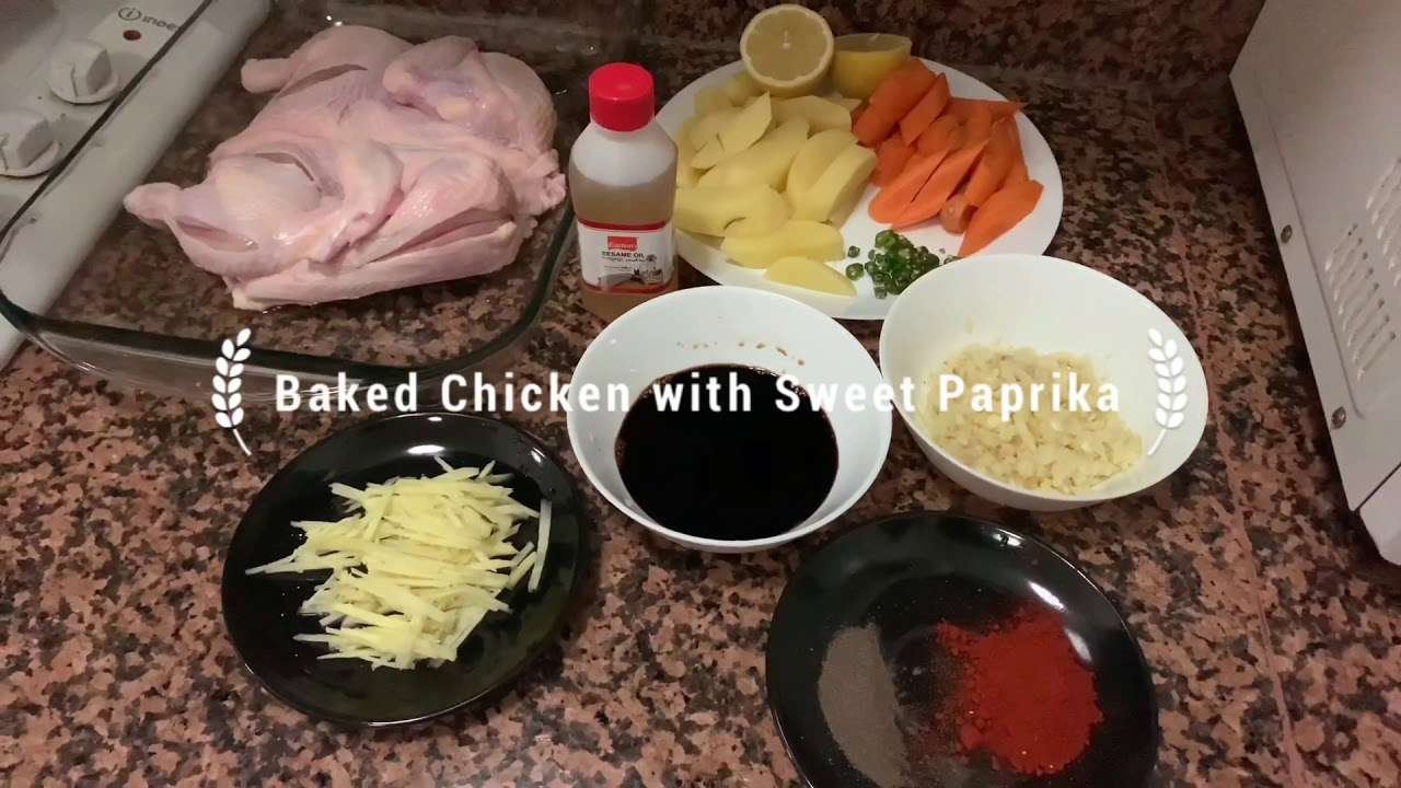 Baked Chicken with Sweet Paprika 🍗🍗
