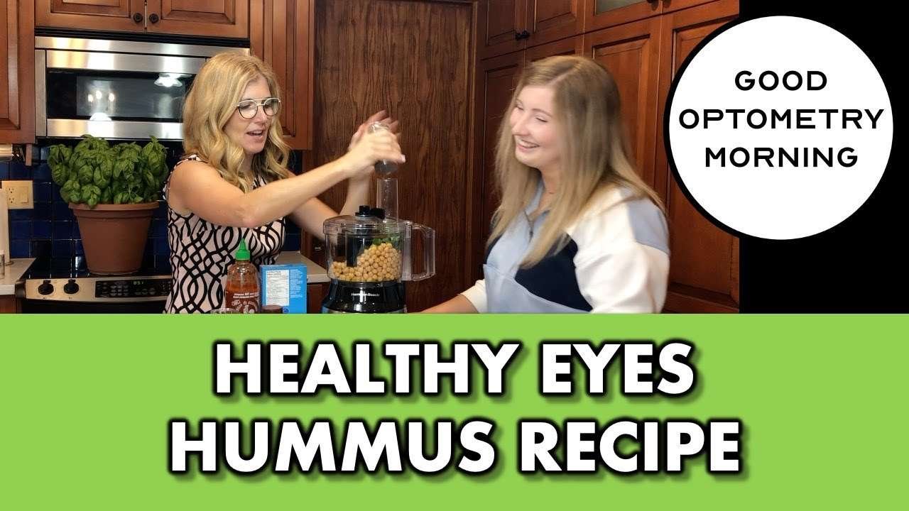 EASY NATURAL HOMEMADE HUMMUS RECIPE THAT IS GREAT FOR YOUR EYE HEALTH