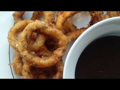 HOMEMADE CALAMARI RINGS RECIPE