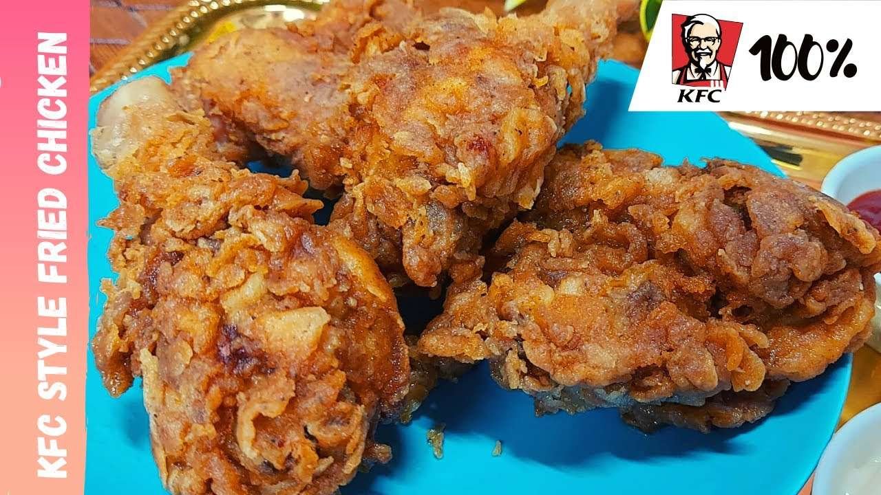 KFC Style Crispy Fried Chicken || Easy Homeamade KFC Recipe || KFC স্টাইল ফ্রায়েড চিকেন | KFC Recipe
