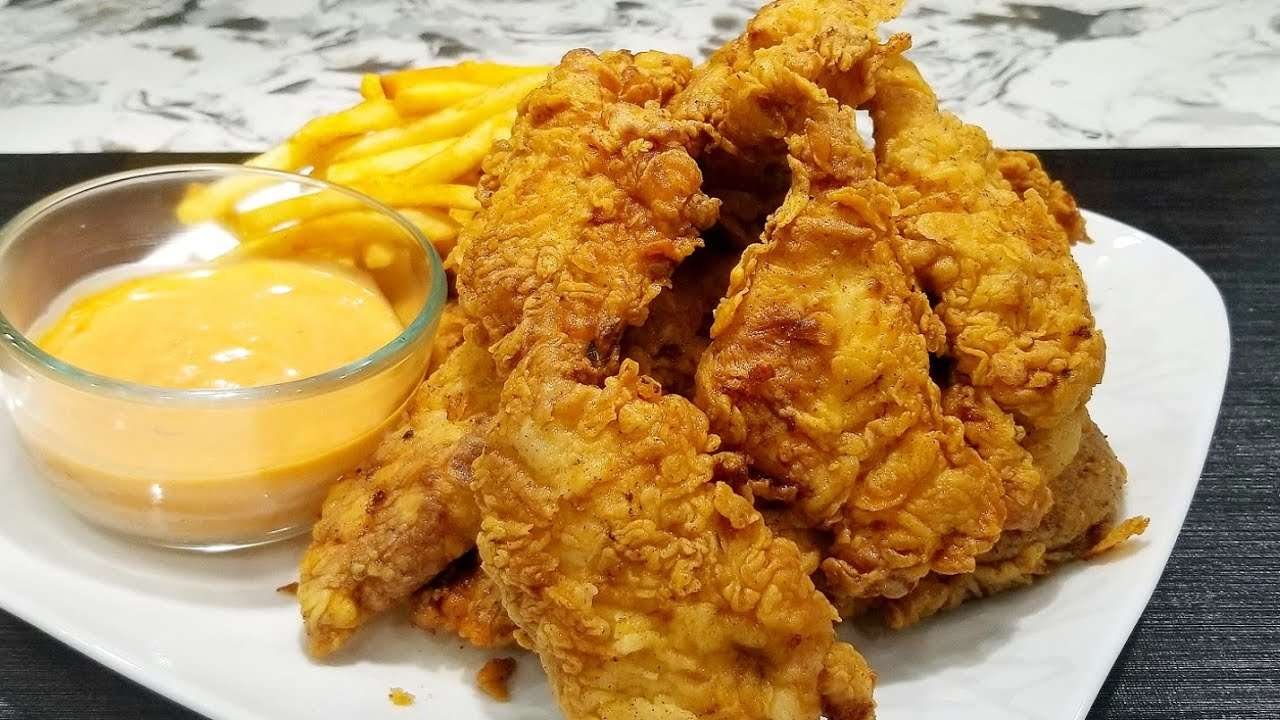 Chicken tenders recipe |crispy and spicy chicken tenders |crispy fry chicken |kids lunch box ideas.